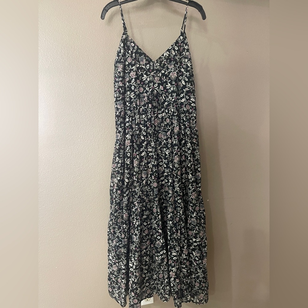Abercrombie & Fitch V- Neck Flowy Maxi Dress - NWT - Picture 9 of 14